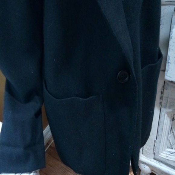 Lgr vintage black Blazer size 4 made in USA - Picture 3 of 4